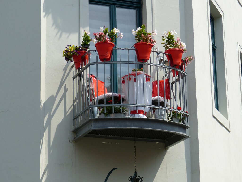 Inrichten van een klein balkon