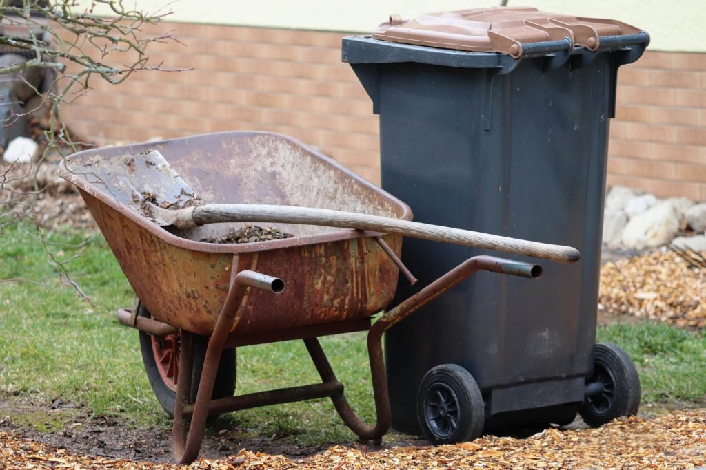 Tuin zonder planten